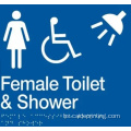 Prilagodite ABS Braille znakove Unisex WC
